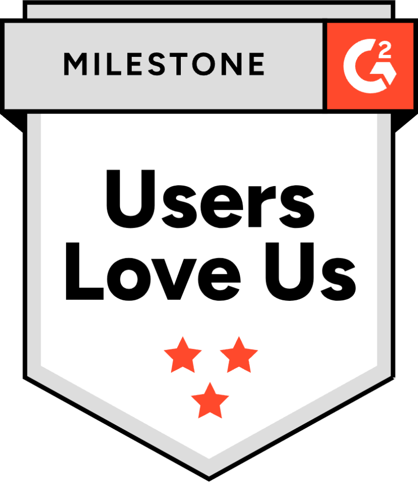 G2 Users Love Us badge