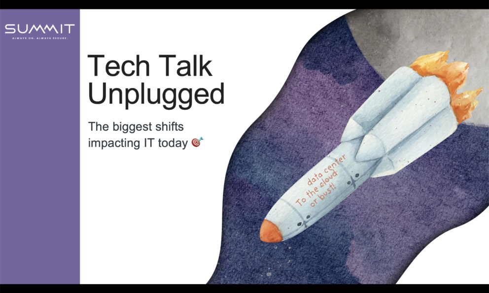 Tech Talk unplugged