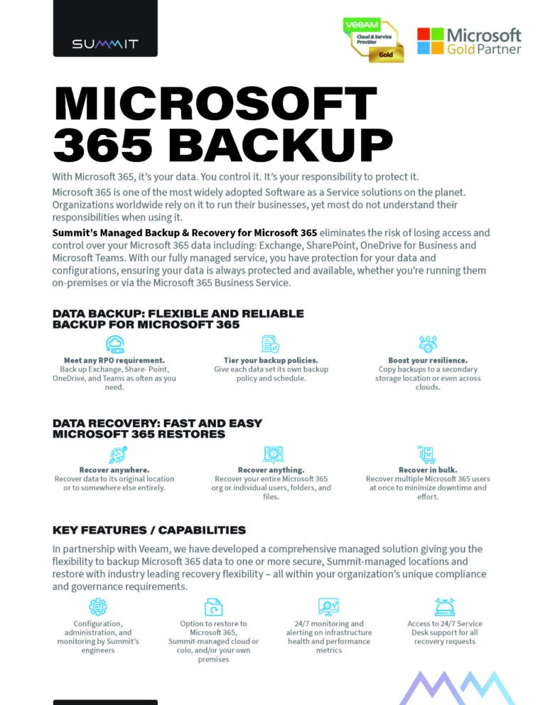 Microsoft 365 Backup Datasheet thumb