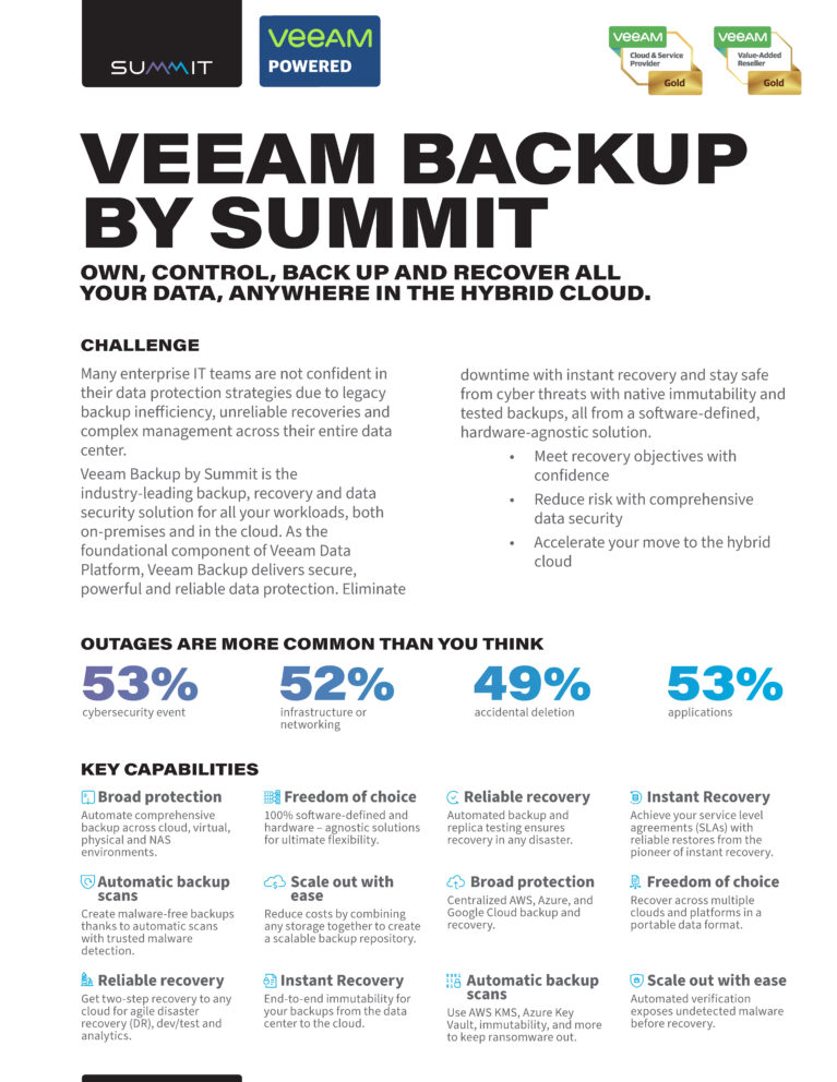 Veeam Backup Datasheet thumb