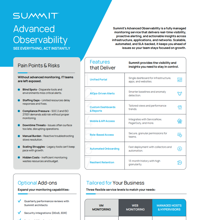 Advanced Observability